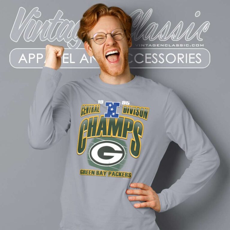 Green Bay Packers 1995 Central Division Champs Long Sleeve Tee Green Bay Packers 1995 Central Division Champs Long Sleeve Tee