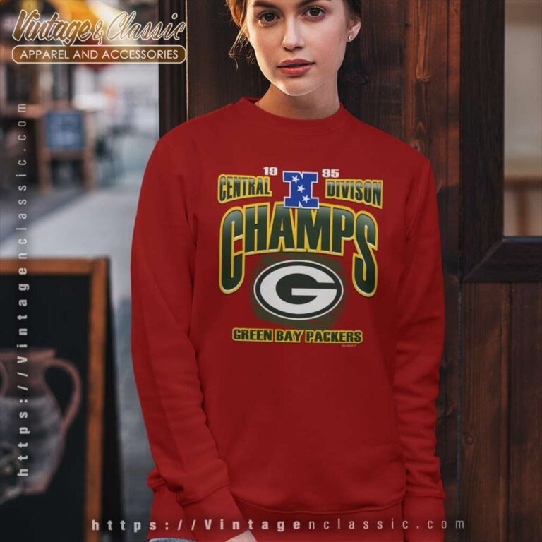 Green Bay Packers 1995 Central Division Champs Sweatshirt Green Bay Packers 1995 Central Division Champs Sweatshirt