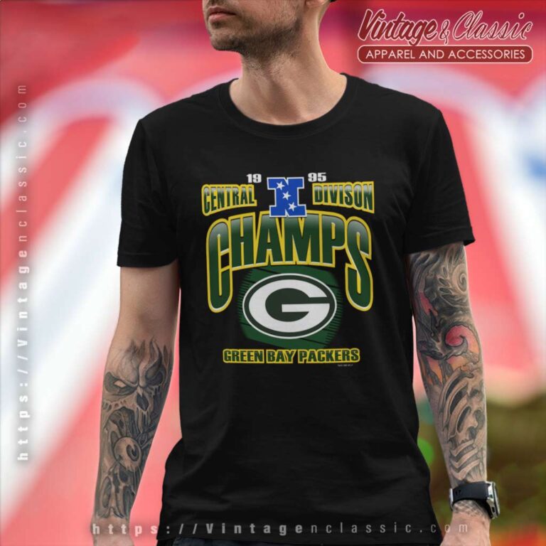 Green Bay Packers 1995 Central Division Champs T Shirt Green Bay Packers 1995 Central Division Champs T Shirt