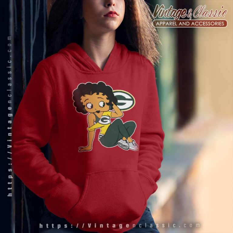 Green Bay Packers Betty Boop Football Hoodie Green Bay Packers Betty Boop Football Hoodie