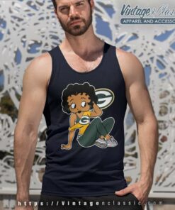 Green Bay Packers Betty Boop Football Tank Top Racerback