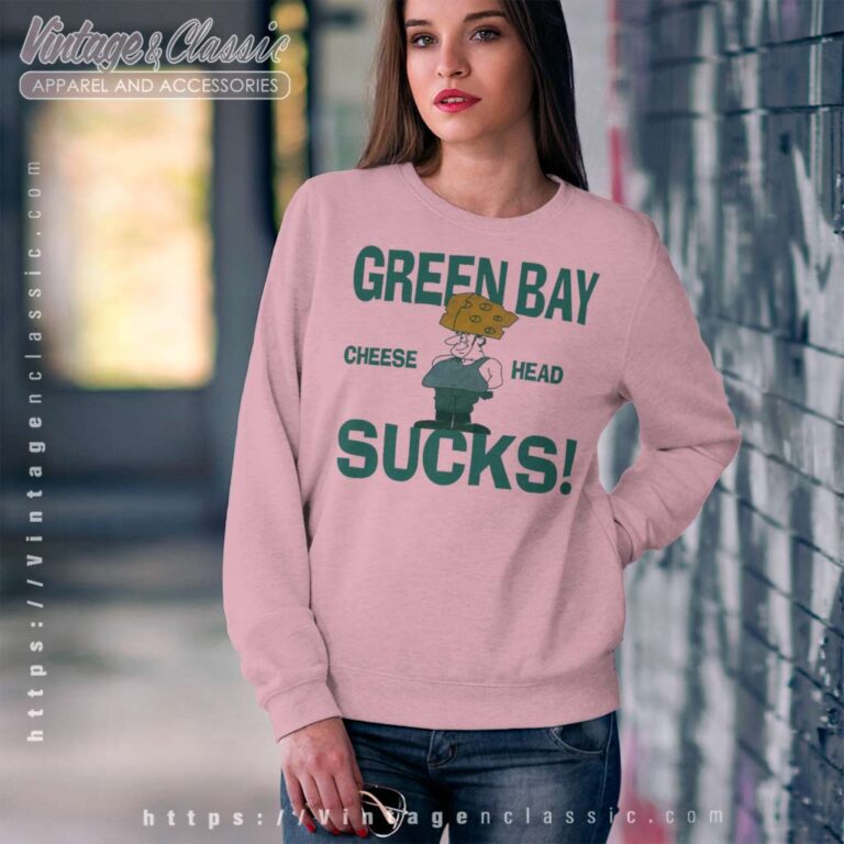 Green Bay Packers Cheese Head Suck Sweatshirt Green Bay Packers Cheese Head Suck Sweatshirt