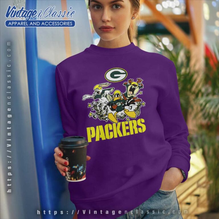 Green Bay Packers Football Looney Tunes Sweatshirt Green Bay Packers Football Looney Tunes Sweatshirt
