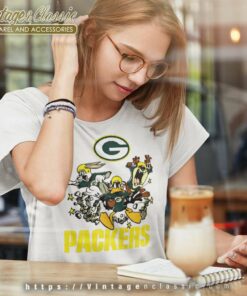 Green Bay Packers Football Looney Tunes Women TShirt
