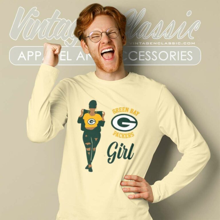 Green Bay Packers Girl Long Sleeve Tee Green Bay Packers Girl Long Sleeve Tee