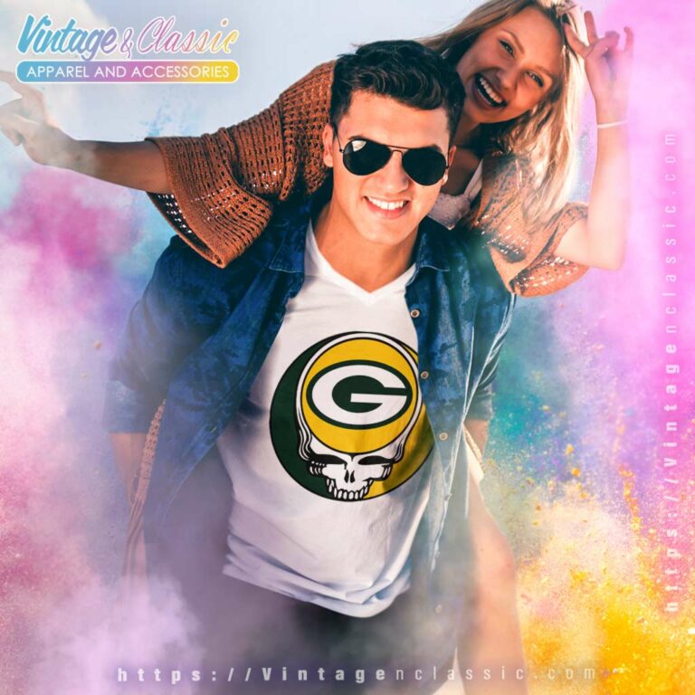 Green Bay Packers Grateful Dead Steal Your Face V Neck TShirt Green Bay Packers Grateful Dead Steal Your Face V Neck TShirt