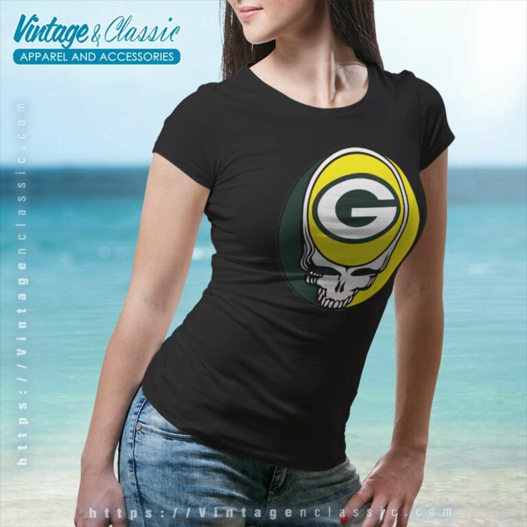 Green Bay Packers Grateful Dead Steal Your Face Women TShirt Green Bay Packers Grateful Dead Steal Your Face Women TShirt