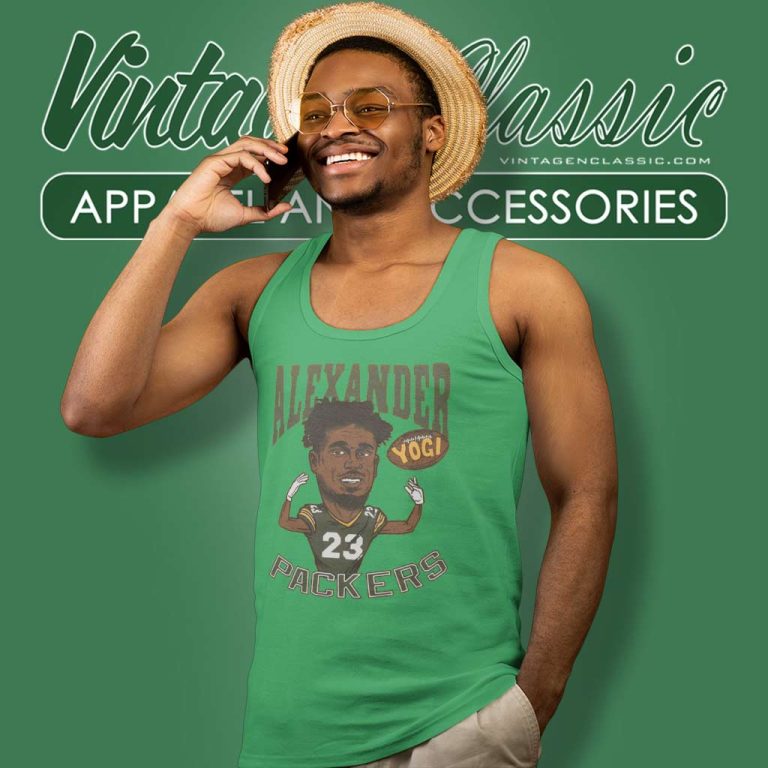 Green Bay Packers Jaire Alexander Tank Top Racerback Green Bay Packers Jaire Alexander Tank Top Racerback