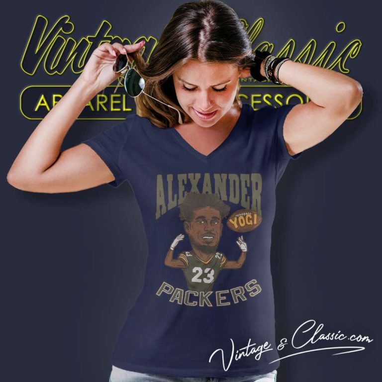 Green Bay Packers Jaire Alexander V Neck TShirt Green Bay Packers Jaire Alexander V Neck TShirt