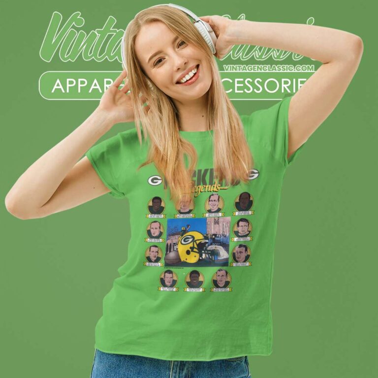Green Bay Packers Legends Women TShirt Green Bay Packers Legends Women TShirt