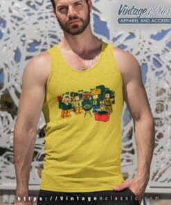 Green Bay Packers Lego Tank Top Racerback