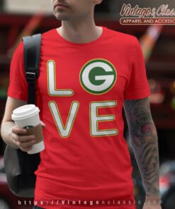 Green Bay Packers Love T Shirt