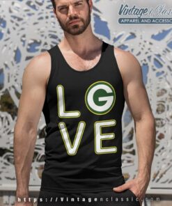 Green Bay Packers Love Tank Top Racerback