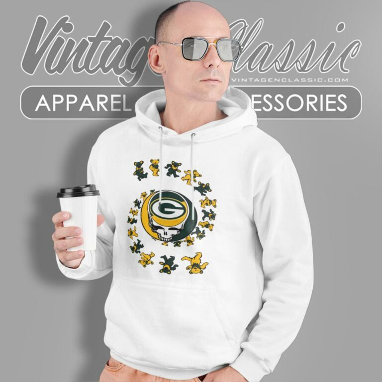 Green Bay Packers Nfl Grateful Dancing Bears Hoodie Green Bay Packers Nfl Grateful Dancing Bears Hoodie