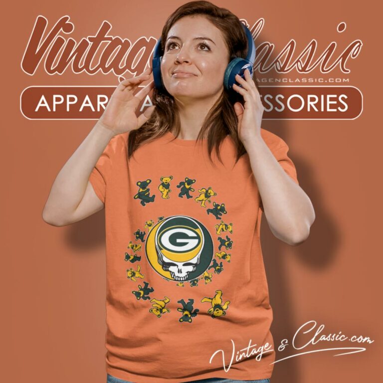 Green Bay Packers Nfl Grateful Dancing Bears Women T Shirt Green Bay Packers Nfl Grateful Dancing Bears Women T Shirt