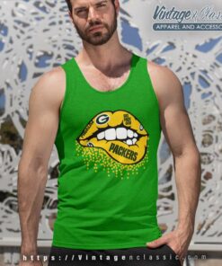 Green Bay Packers Shirt Go Pack Go Tank Top Racerback