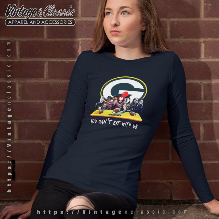 Green Bay Packers Shirt Horror Movies You Cant Sit With Us Long Sleeve Tee Green Bay Packers Shirt Horror Movies You Cant Sit With Us Long Sleeve Tee