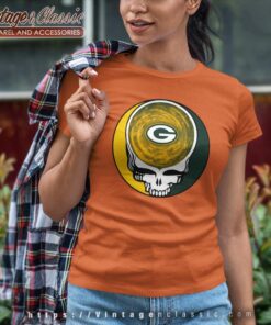 Green Bay Packers Shirt Nfl Grateful Dead Logo Women TShirt