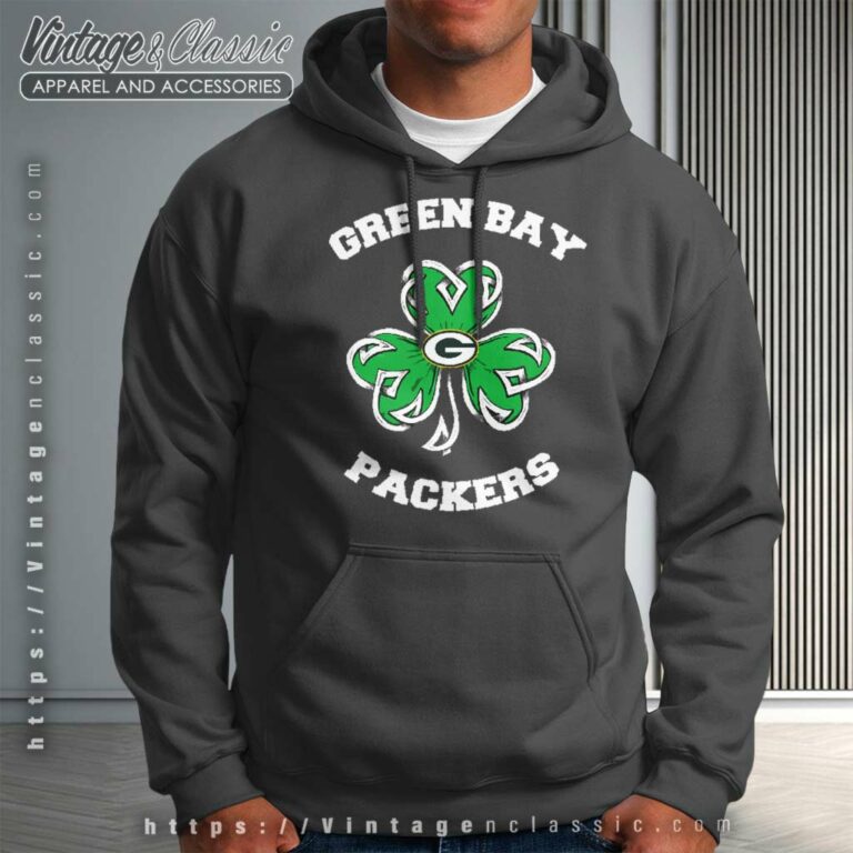 Green Bay Packers Three Leaf Clover St Patricks Day Hoodie Green Bay Packers Three Leaf Clover St Patricks Day Hoodie