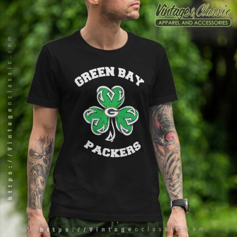Green Bay Packers Three Leaf Clover St Patricks Day T Shirt Green Bay Packers Three Leaf Clover St Patricks Day T Shirt