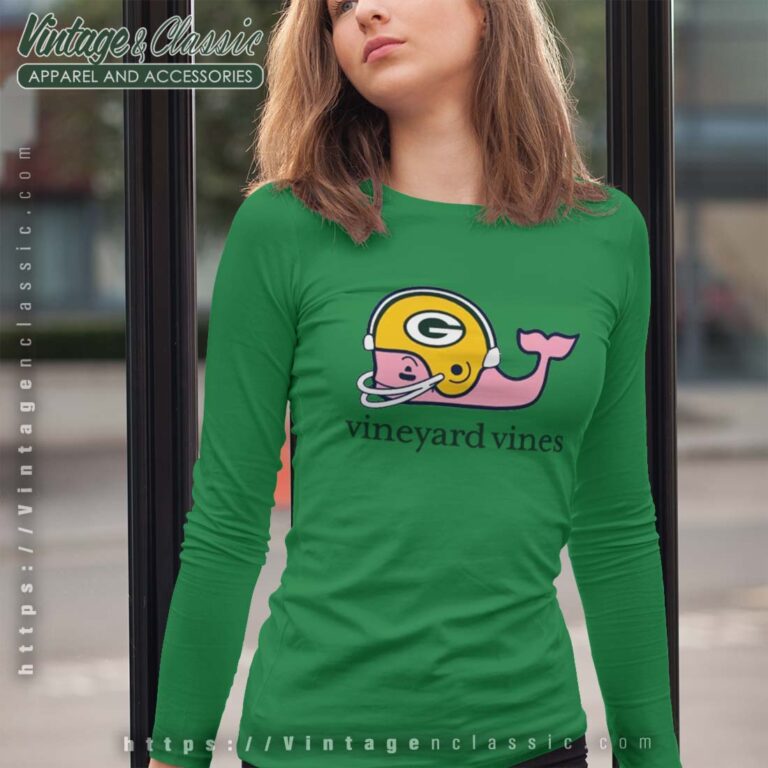 Green Bay Packers Vineyard Vines Long Sleeves Green Bay Packers Vineyard Vines Long Sleeves