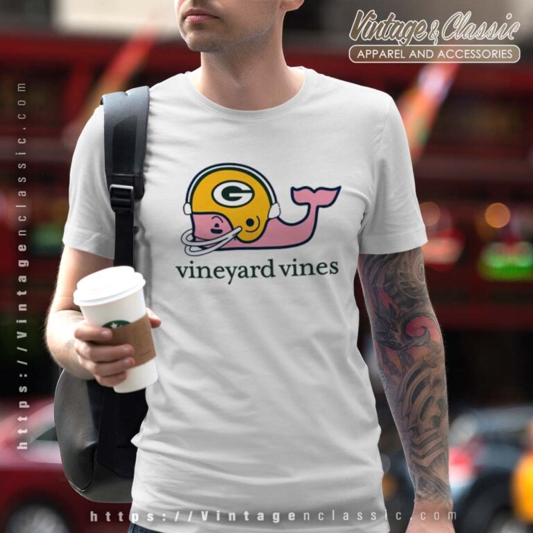 Green Bay Packers Vineyard Vines Tshirt Green Bay Packers Vineyard Vines Tshirt