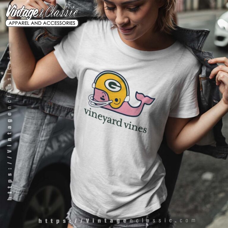 Green Bay Packers Vineyard Vines Tshirt Women Green Bay Packers Vineyard Vines Tshirt Women