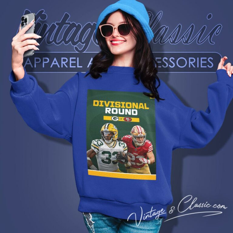 Green Bay Packers Vs San Francisco 49ers 2024 Super Divisional Round Sweatshirt Green Bay Packers Vs San Francisco 49ers 2024 Super Divisional Round Sweatshirt