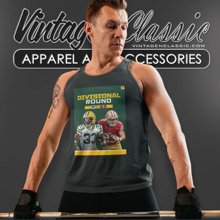 Green Bay Packers Vs San Francisco 49ers 2024 Super Divisional Round Tank Top Racerback Green Bay Packers Vs San Francisco 49ers 2024 Super Divisional Round Tank Top Racerback