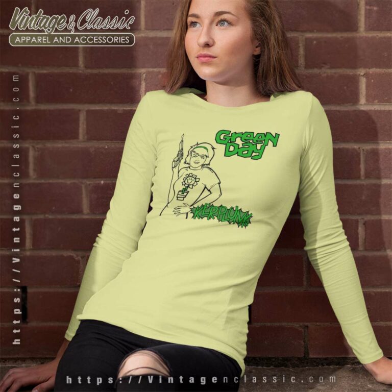 Green Day 1992 Kerplunk Tour Long Sleeve Tee Green Day 1992 Kerplunk Tour Long Sleeve Tee