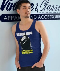 Green Day 21st Century Breakdown Tank Top Racerback