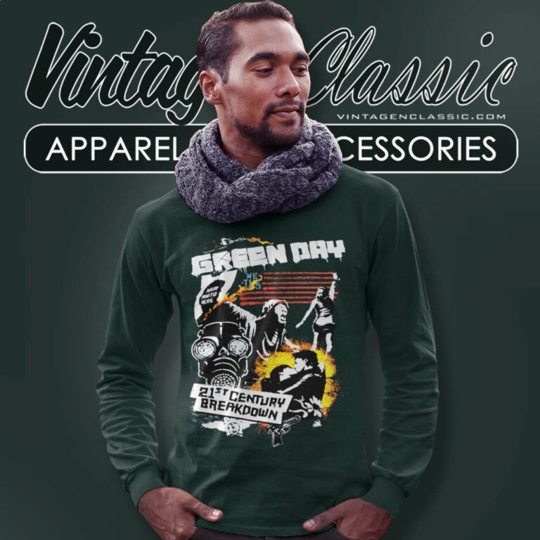 Green Day 21st Century Breakdown Tour Long Sleeve Tee Green Day 21st Century Breakdown Tour Long Sleeve Tee