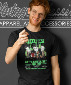 Green Day 38 Year Anniversary T Shirt