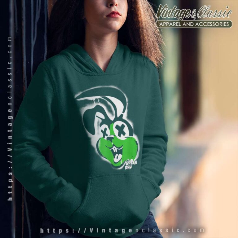 Green Day Awesome Bunny Hoodie Green Day Awesome Bunny Hoodie