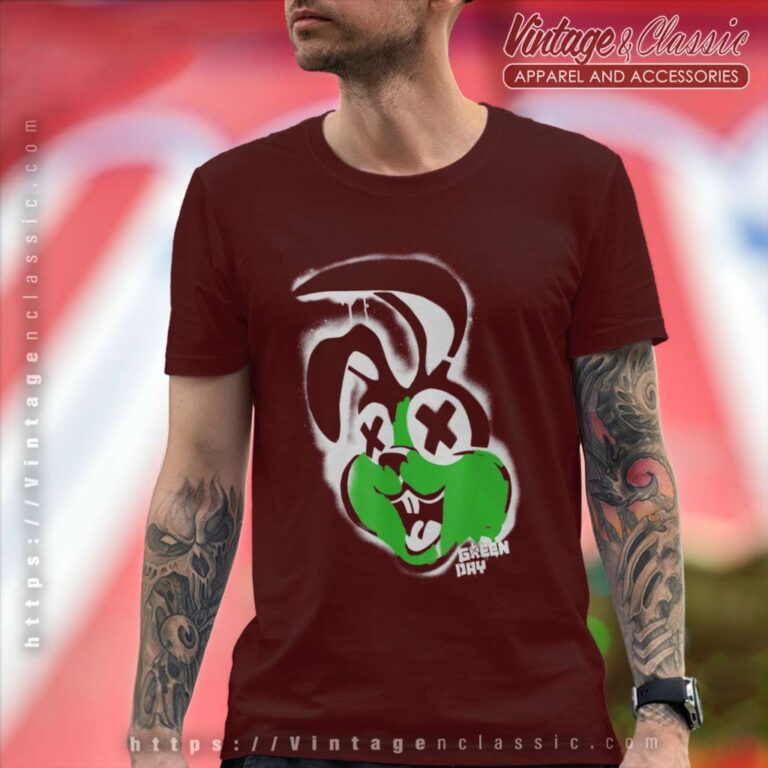 Green Day Awesome Bunny T Shirt Green Day Awesome Bunny T Shirt