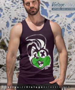 Green Day Awesome Bunny Tank Top Racerback