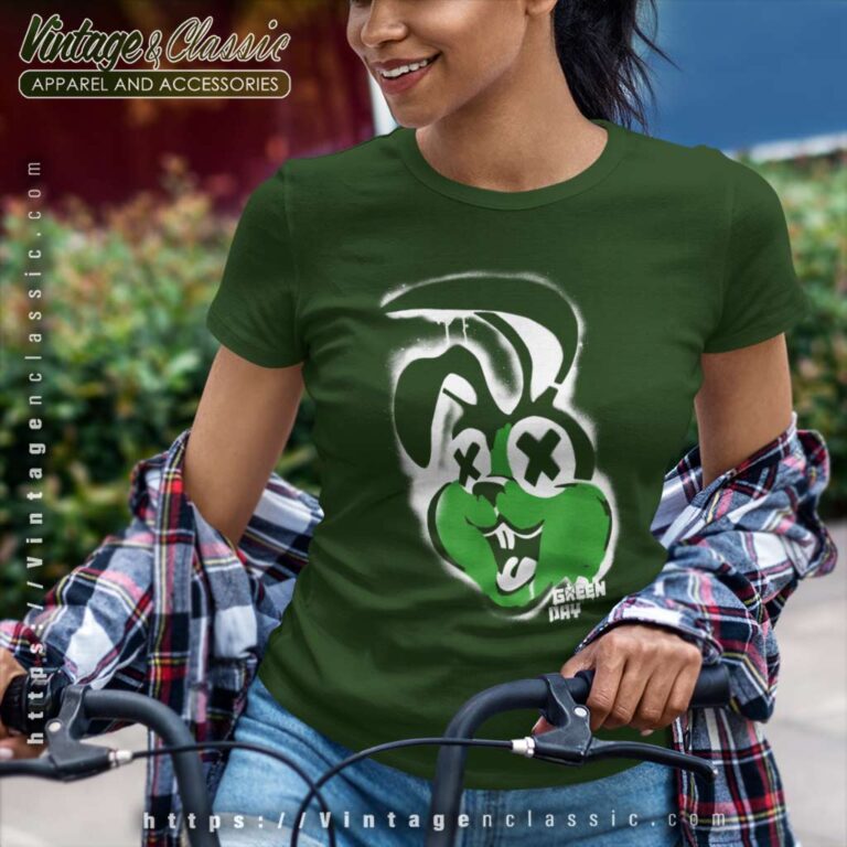 Green Day Awesome Bunny Women TShirt Green Day Awesome Bunny Women TShirt