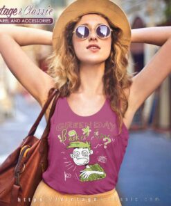 Green Day Basket Case Album Tank Top Racerback