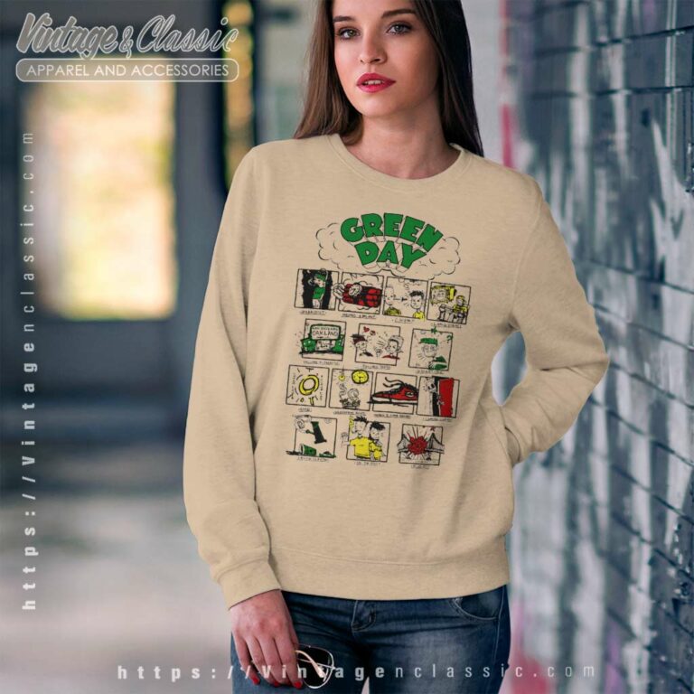 Green Day Dookie Songs Sweatshirt Green Day Dookie Songs Sweatshirt