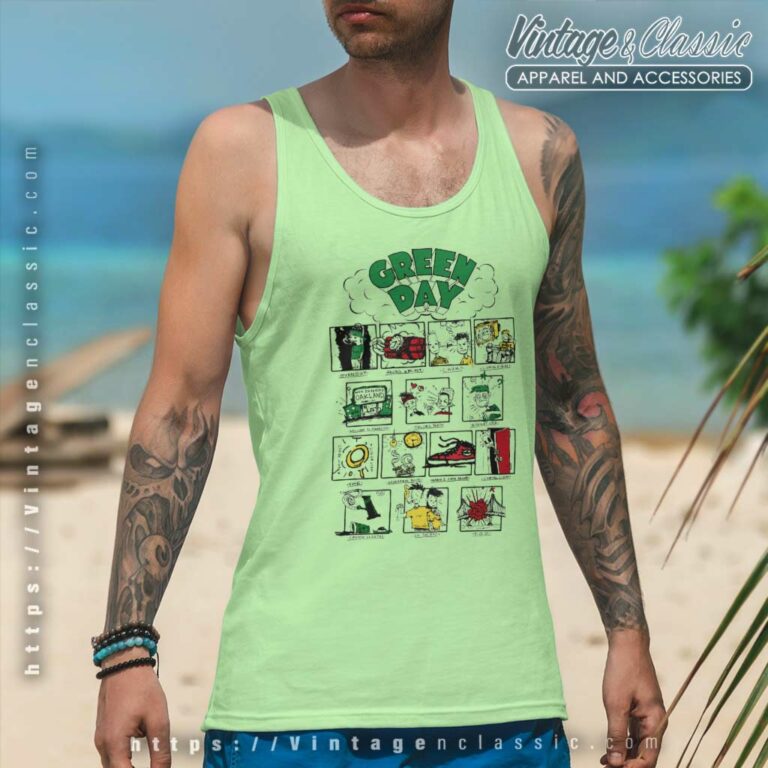 Green Day Dookie Songs Tank Top Racerback Green Day Dookie Songs Tank Top Racerback