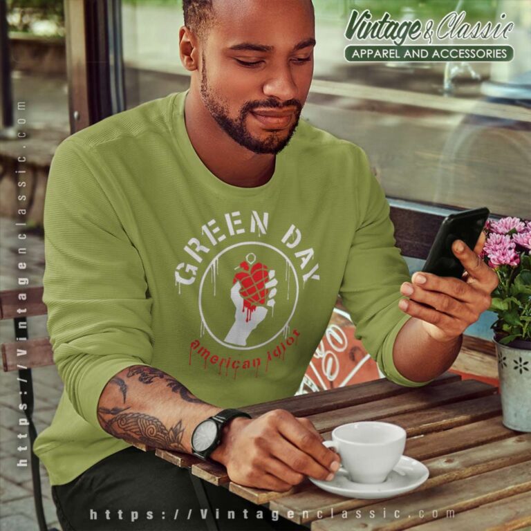 Green Day Drip American Sweatshirt Green Day Drip American Sweatshirt