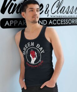 Green Day Drip American Tank Top Racerback