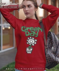 Green Day Flower Pot Sweatshirt