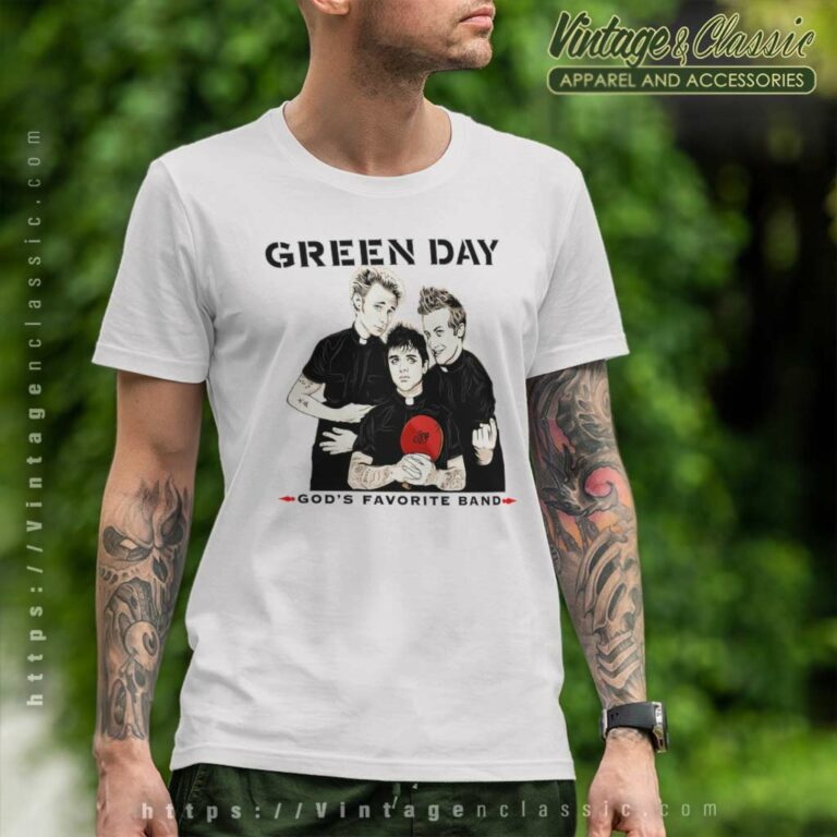 Green Day Gods Favorite T Shirt Green Day Gods Favorite T Shirt
