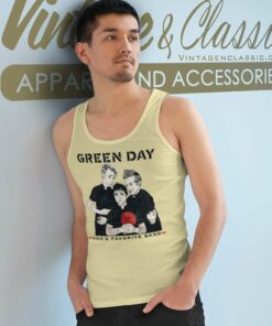 Green Day Gods Favorite Tank Top Racerback