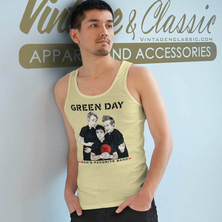Green Day Gods Favorite Tank Top Racerback Green Day Gods Favorite Tank Top Racerback