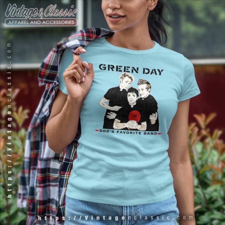 Green Day Gods Favorite Women TShirt Green Day Gods Favorite Women TShirt