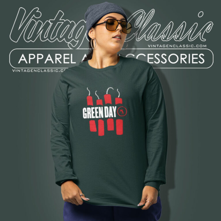 Green Day Idiot Dynamite Long Sleeve Tee Green Day Idiot Dynamite Long Sleeve Tee