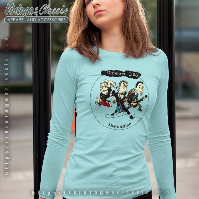 Green Day Insomniac Tour Long Sleeve Tee Green Day Insomniac Tour Long Sleeve Tee
