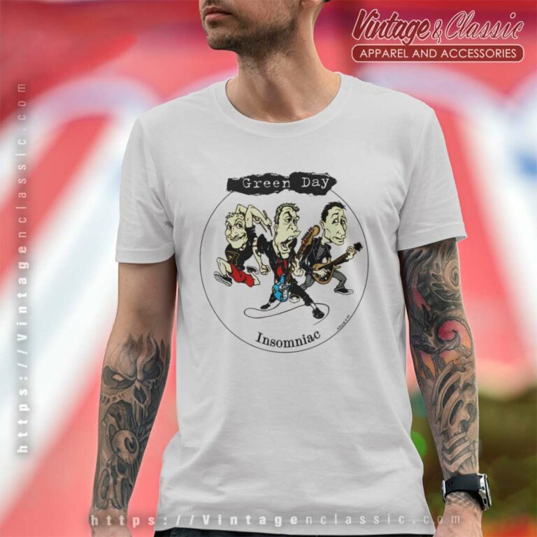 Green Day Insomniac Tour T Shirt Green Day Insomniac Tour T Shirt